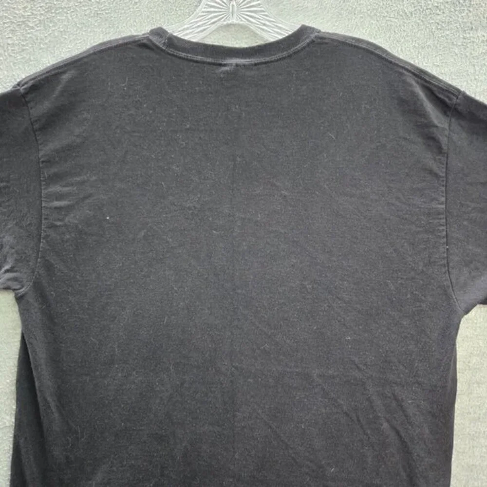 VINTAGE Michael Jackson Large Black Thriller King Of Pop Graphic Y2K Tee‎